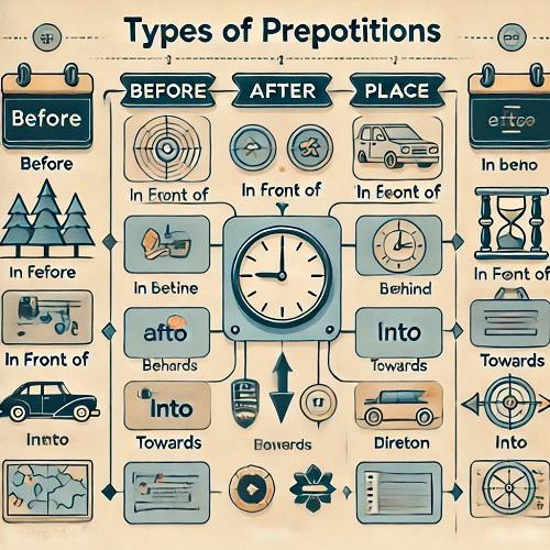 گرامر حروف اضافه (Prepositions) در زبان انگلیسی