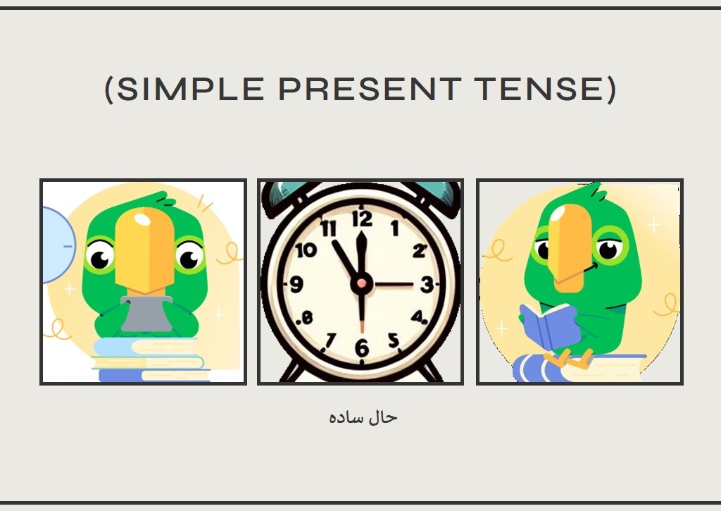 زمان حال ساده انگلیسی (Simple Present Tense)